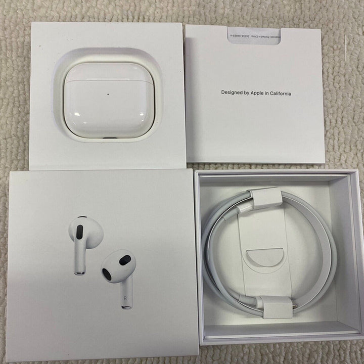 Apple Airpods 3Rd Generation Bluetooth Earbuds Earphone +Charging Case White